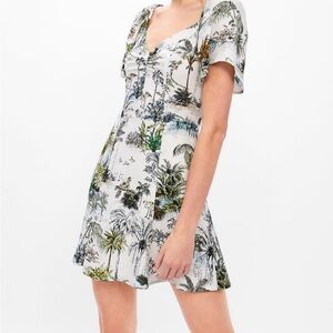 Zara Tropical Print Women's Dress